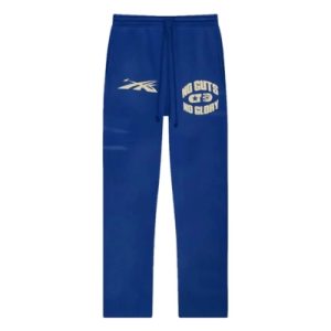 Hellstar Drawstring Track Pants Blue
